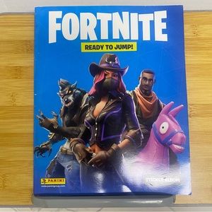 Fortnite Ready To Jump Sticker Album By Panini 2019 Epic Games Bent Back Page
